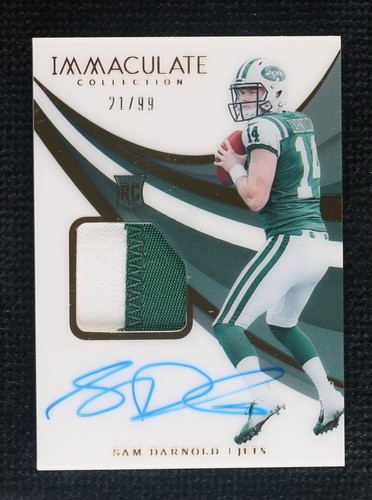 2018 Panini Immaculate Collection Sam Darnold #106