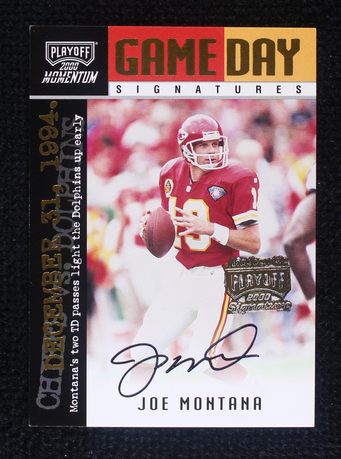 Playoff Momentum Joe Montana 2000 #GDS 1