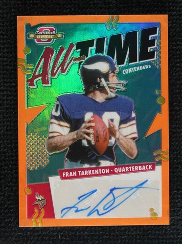 2021 Panini Contenders Optic Fran Tarkenton #ATC-FTA