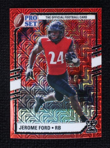 2022 Leaf Pro Set Draft Jerome Ford #PSB-JF1