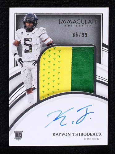 2022 Panini Immaculate Collection Collegiate Kayvon Thibodeaux #51