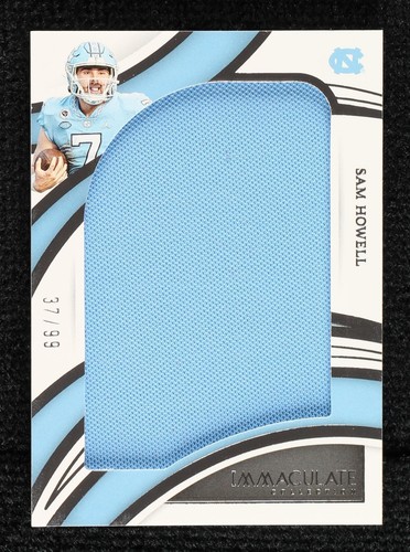 2022 Panini Immaculate Collection Collegiate Sam Howell #IJ-SHO