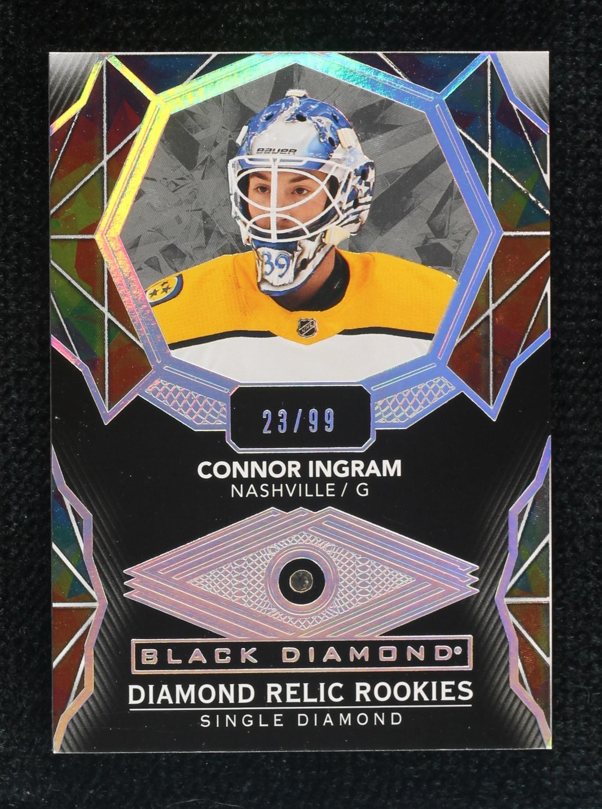 2020-21 Upper Deck Black Diamond - Diamond Relic Rookie Gems Single ...