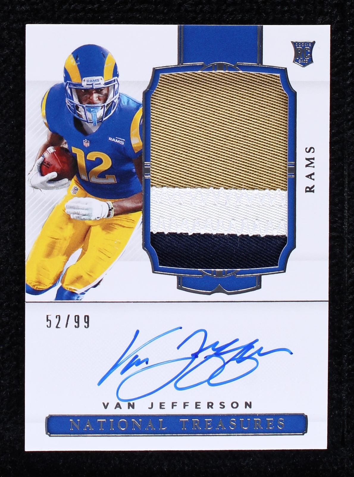 2020 Panini National Treasures Van Jefferson #178