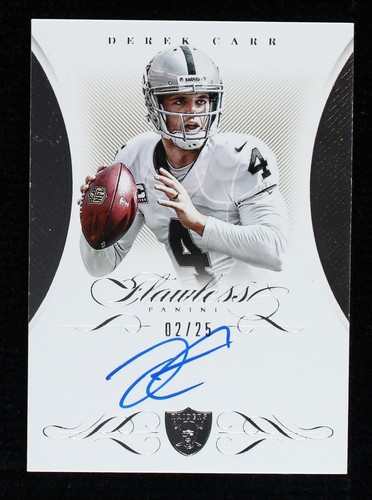 2015 Panini Flawless Derek Carr #S-DC