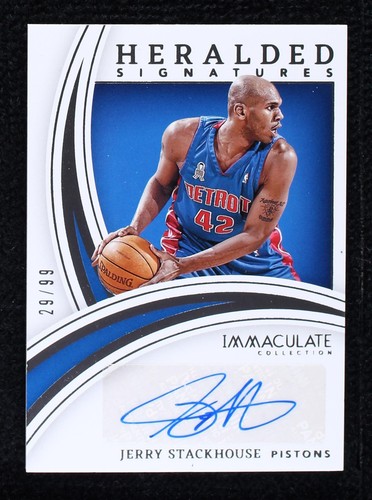 2021-22 Panini Immaculate Collection - Jerry Stackhouse #HS-JSH