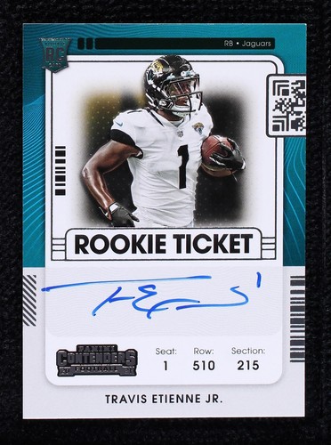 2021 Contenders Optic Travis Etienne Jr. Silver Rookie