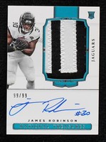 2020 Panini National Treasures James Robinson #204