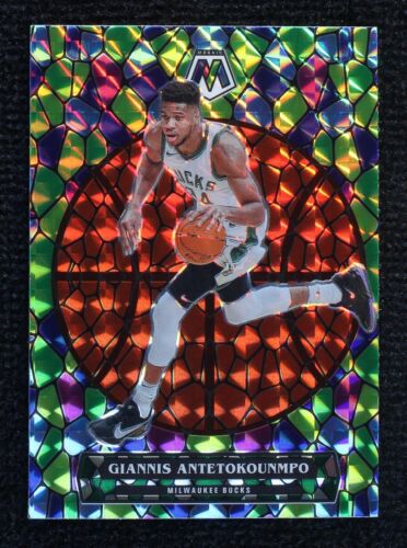 2020-21 Panini Mosaic Stained Glass Giannis Antetokounmpo #5