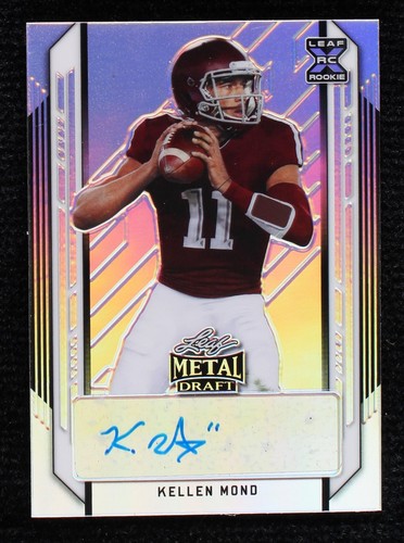 2021 Leaf Metal Draft Kellen Mond #BA-KM1