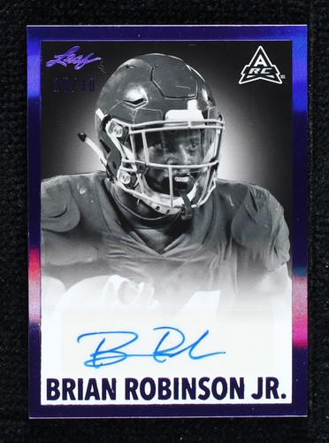 2021 Leaf Memories Brian Robinson Jr. #BW-BRJ