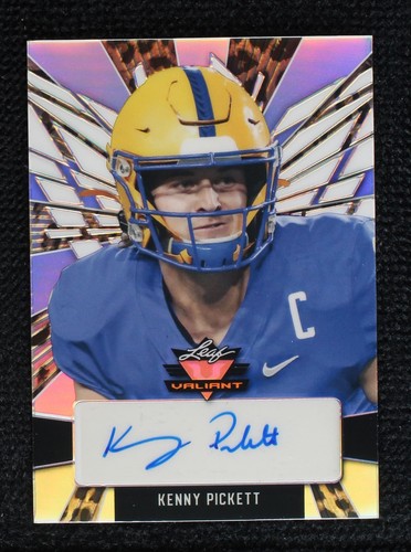 2022 Leaf Exotic Rookie Kenny Pickett Pittsburgh Steelers RC Auto