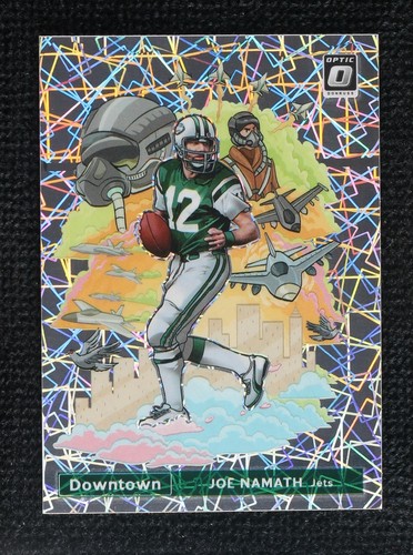 2022 Panini Donruss Optic Joe Namath Silver Disco 108/125