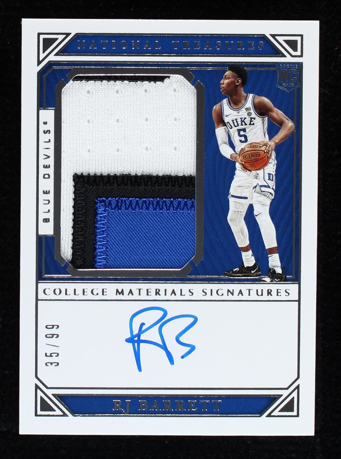 2019 Panini National Treasures Collegiate - RJ Barrett #83