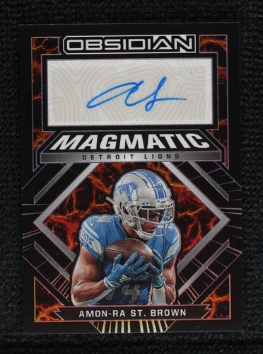 2022 Panini Obsidian Amon-Ra St. Brown #MS-ARS