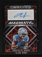 2022 Panini Obsidian Amon-Ra St. Brown #MS-ARS