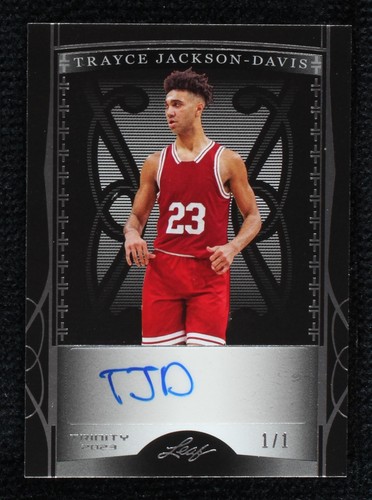 2022-23 Leaf Trinity - Trayce Jackson-Davis #BA-TJD