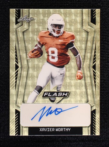 2022 Leaf Flash Xavier Worthy #BA-XW1