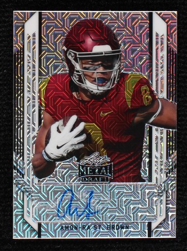 2021 Leaf Metal Draft Amon-Ra St. Brown #PA-ARS