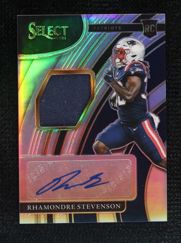 2021 Panini Select Rhamondre Stevenson #RSM-RST