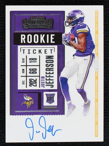 2020 Panini Contenders Justin Jefferson #109