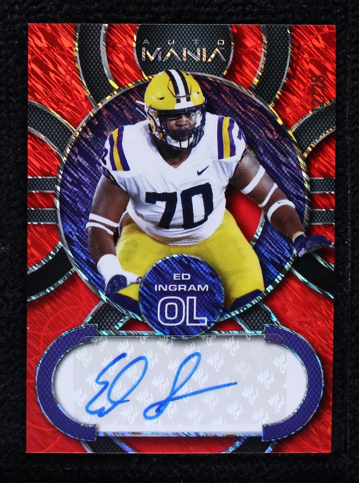 2022 Wild Card Auto Mania Retail Ed Ingram #AM-C34