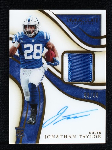 2020 Panini Immaculate Collection Jonathan Taylor #ISP10