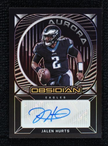 2021 Panini Obsidian Jalen Hurts #AA-JAH