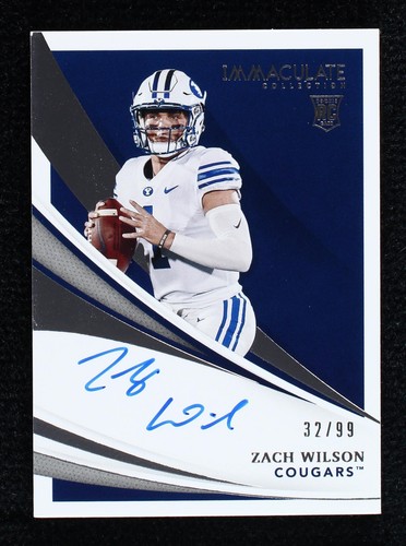 2021 Panini Immaculate Collection Collegiate Zach Wilson #103