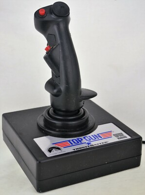 VINTAGE Paramount TOP GUN * THRUSTMASTER Official Top Gun Joystick