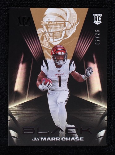 2021 Panini Black Ja'Marr Chase #112