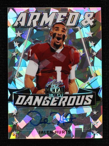 2020 Leaf Metal Draft Jalen Hurts #AD-JH1