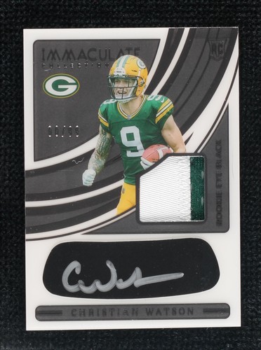 2022 Panini Immaculate Collection Christian Watson #REB-CWA