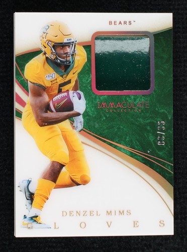 2020 Panini Immaculate Collection Collegiate Denzel Mims #18