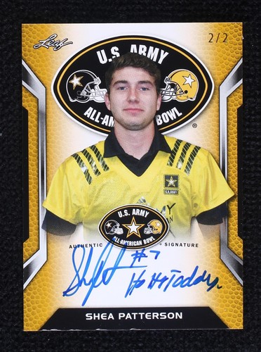 2016 Leaf U.S. Army All-American Bowl Shea Patterson #ATA-SP1