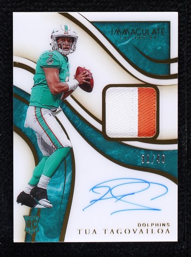 2020 Panini Immaculate Collection Tua Tagovailoa #ISP2