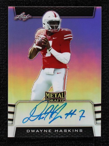 2019 Leaf Metal Draft Dwayne Haskins #BA-DH2