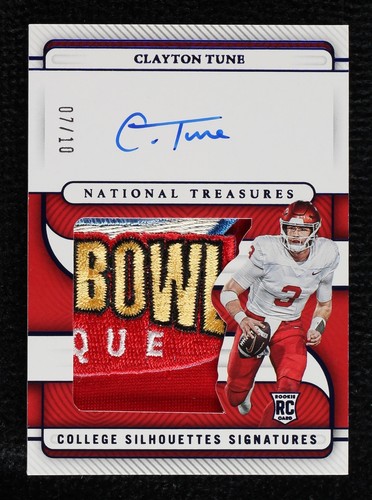 2023 Panini National Treasures Collegiate Clayton Tune #CSS-CTU