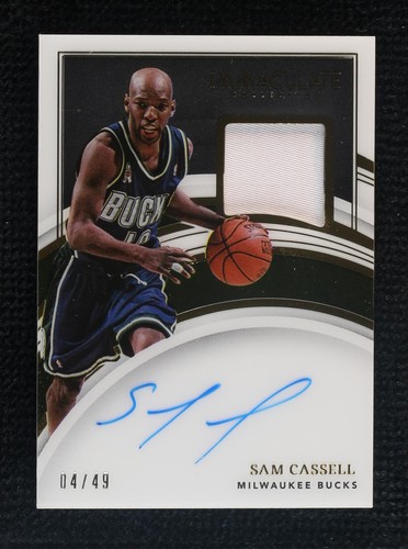 2021-22 Panini Immaculate Collection - Sam Cassell #PA-SAM