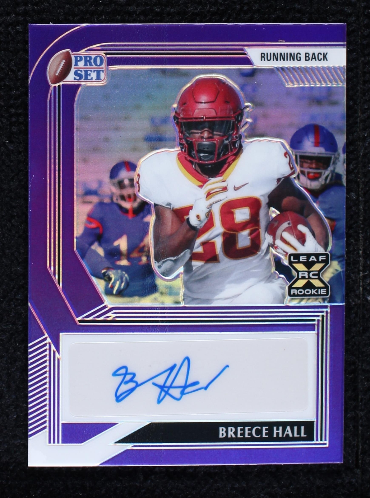 2022 Leaf Pro Set Metal Breece Hall #PA-BH1