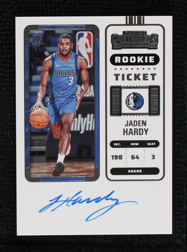 2022-23 JADEN HARDY AUTO PANINI PRIZM SENSATIONAL SIGNATURES