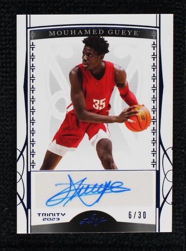 2022-23 Leaf Trinity - Mouhamed Gueye #BA-MG2
