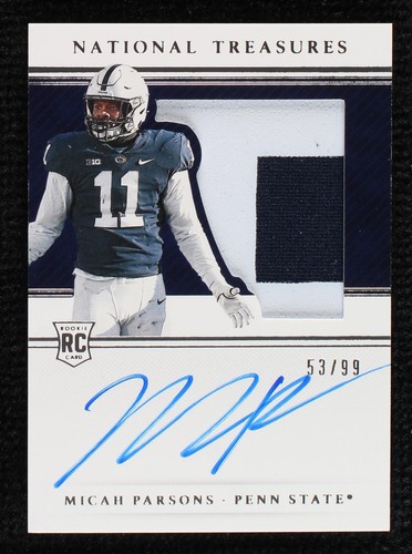 2021 Panini National Treasures Collegiate Micah Parsons #103