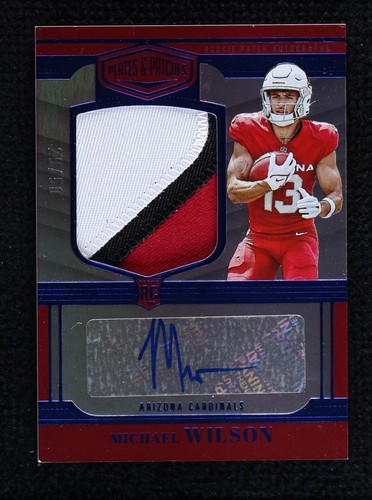 2023 Panini Plates & Patches Michael Wilson #RPA-29