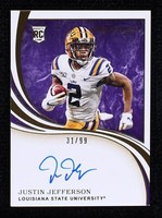 2020 Panini Immaculate Collection Collegiate Justin Jefferson #107