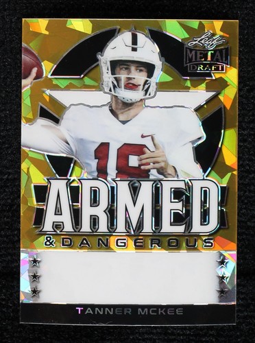 2022 Leaf Metal Draft Tanner McKee #AD-TM1