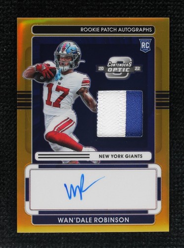 2022 Panini Contenders Optic Wan'Dale Robinson #RPA-WR