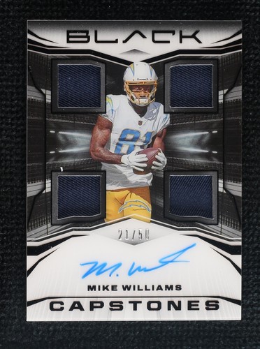 2022 Panini Black Mike Williams #CS-MWI