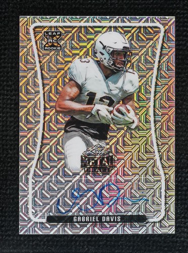 2020 Leaf Metal Draft Gabriel Davis #BA-GD2