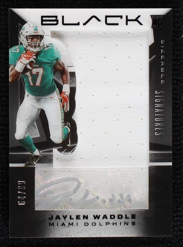 2021 Panini Black Jaylen Waddle #SRJ-JW